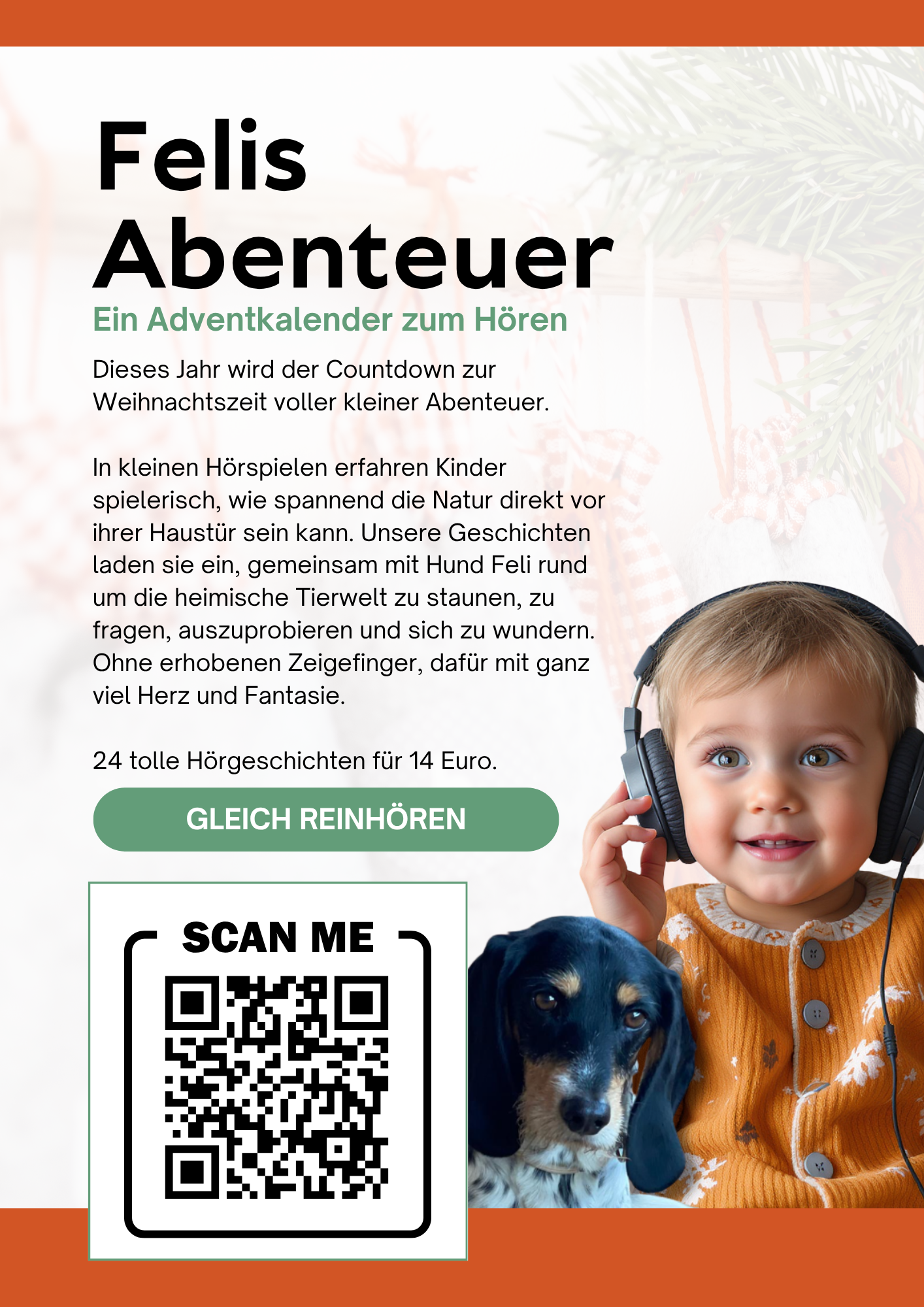 Statische Webseite für digitalen Adventskalender